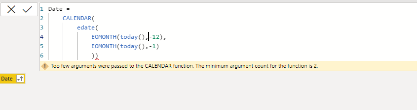 Solved: Calendar Tables - Dynamic rolling 12M - Microsoft Fabric Community