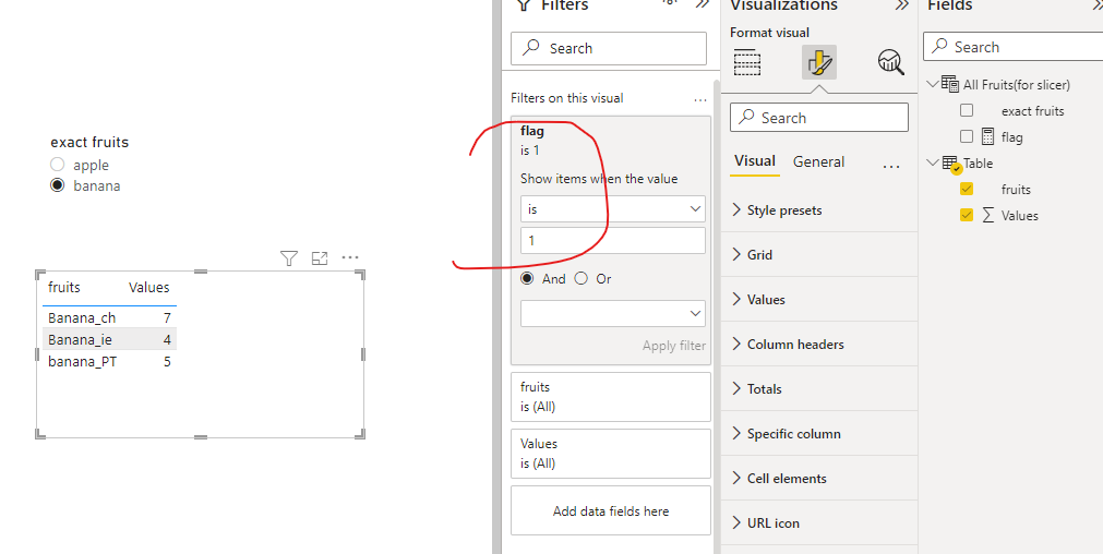 Solved: Filter a column with strings and return values - Microsoft ...