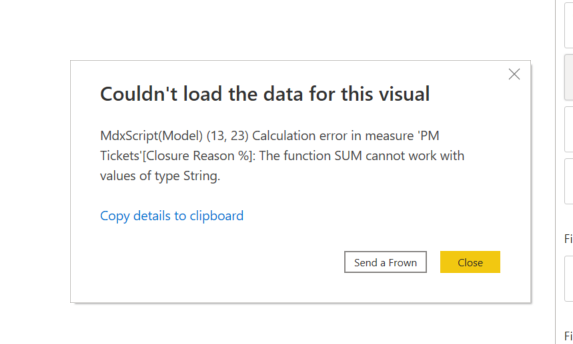 % of filtered columns - Microsoft Fabric Community