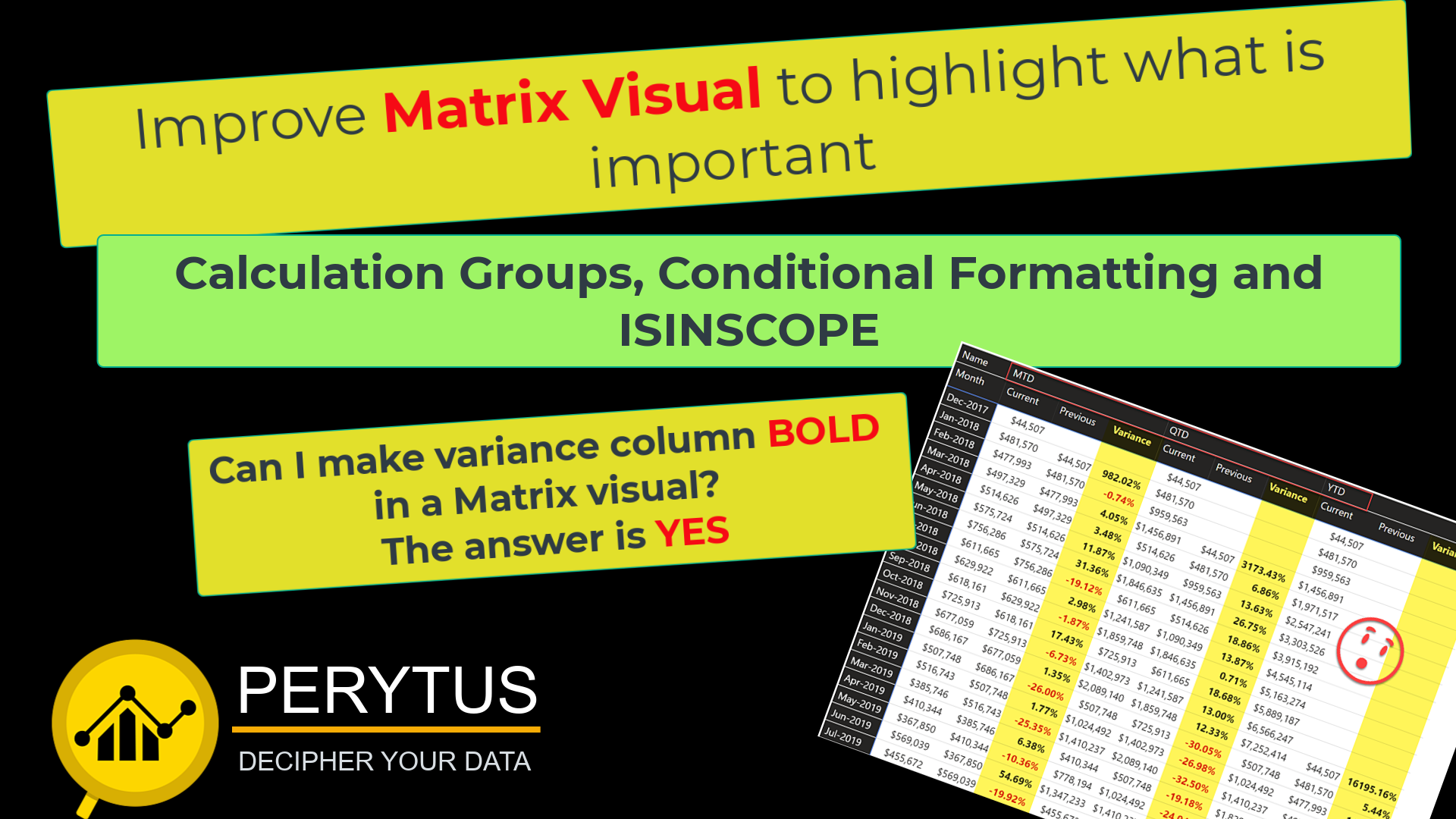 Improve matrix visual by using calculation groups,... - Microsoft ...