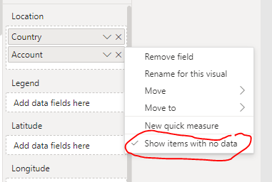 Issue with the data in the map - Microsoft Fabric Community