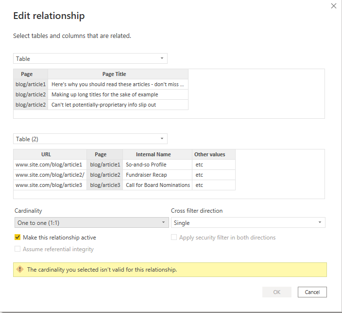 Creating a key table that combines related columns - Microsoft Fabric ...