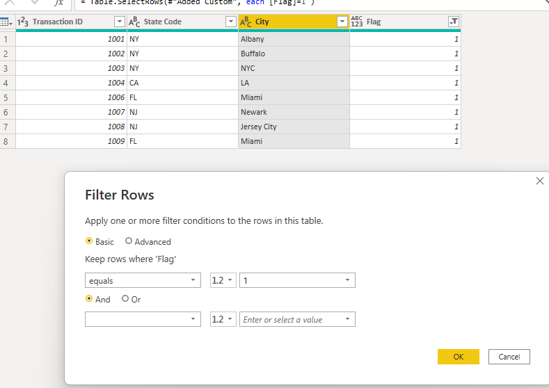 Solved: Filter in power query - Microsoft Fabric Community