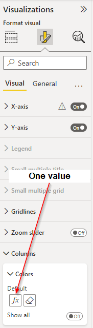 Column chart custom column color by function - Microsoft Fabric Community