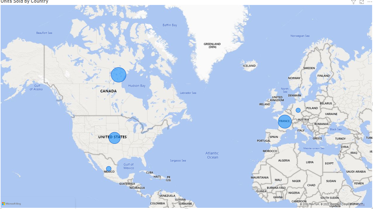 Map visual not reflecting data - Microsoft Fabric Community