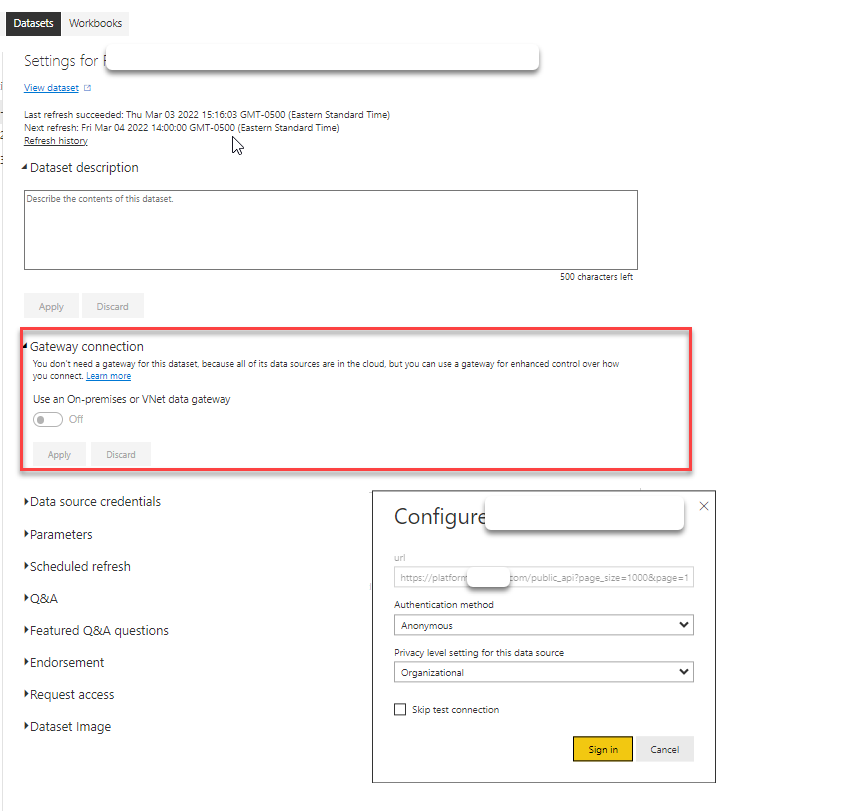 Power BI Dataset Scheduled Refresh not pulling in ... - Microsoft ...