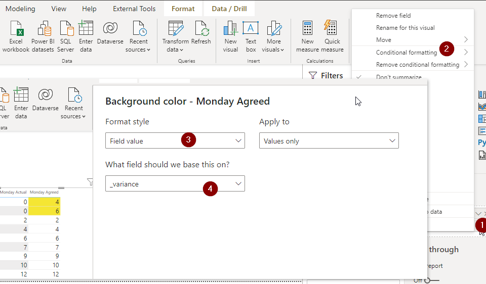 Solved: Calculating Variance - Microsoft Fabric Community