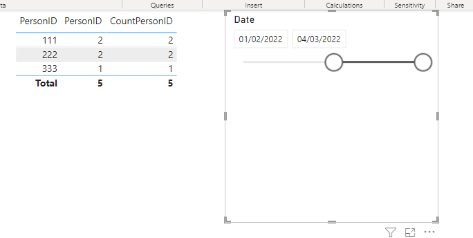 Solved: Create a new table based on date slicer - Microsoft Fabric ...