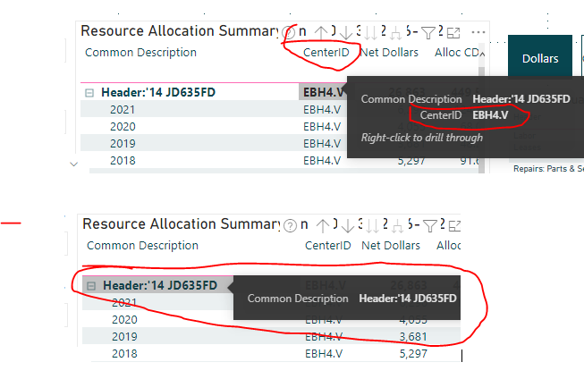 Solved: Matrix Tool tip dimension atributes - Microsoft Fabric Community