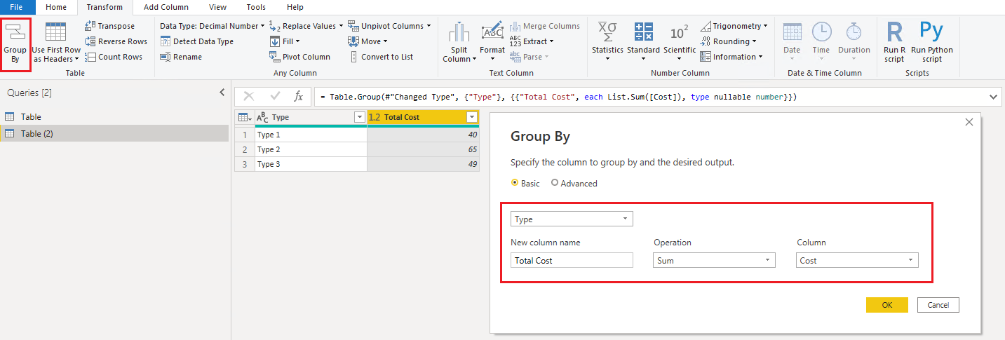 Solved: Table in Query editor - Microsoft Fabric Community