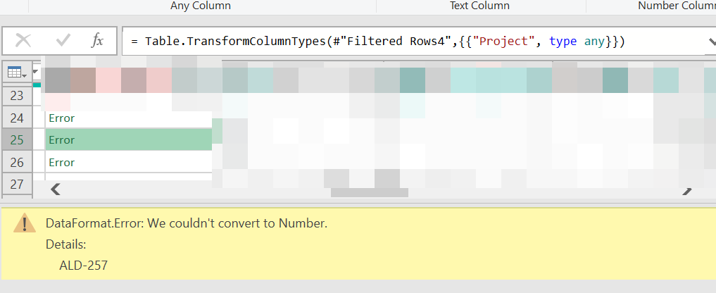 Data Format Error: contain dash "-" - Microsoft Fabric Community