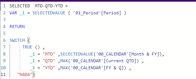 Solved: Return a column from selected value - Microsoft Fabric Community