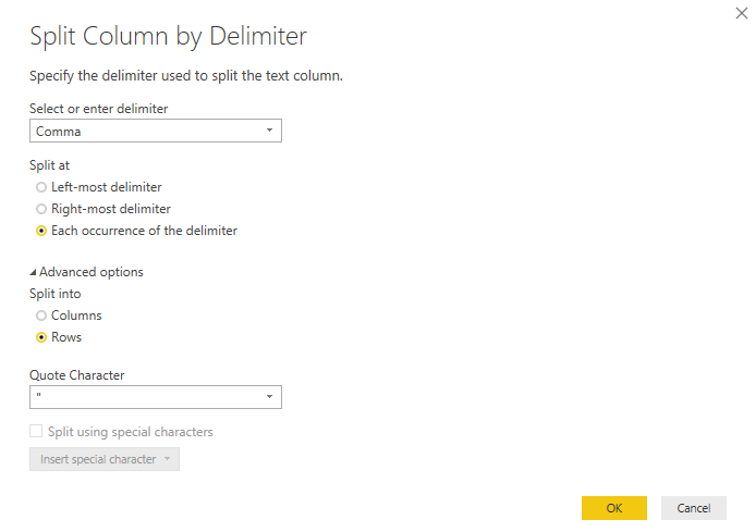 How to report on column with multiple values split... - Microsoft ...