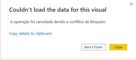 couldn't load the data for this visual - Microsoft Fabric Community