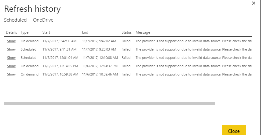 07112017 pbi data sources appended query refresh history.PNG