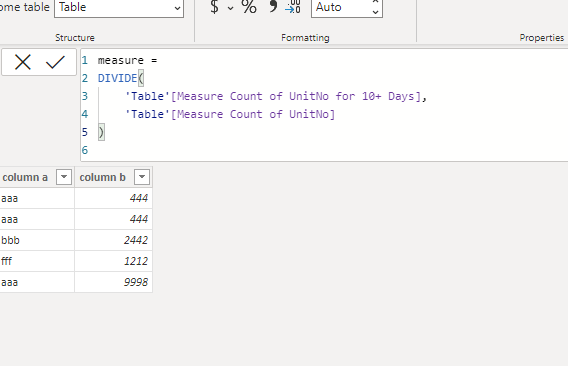 Solved: calculating percentage within a CARD - Microsoft Fabric Community