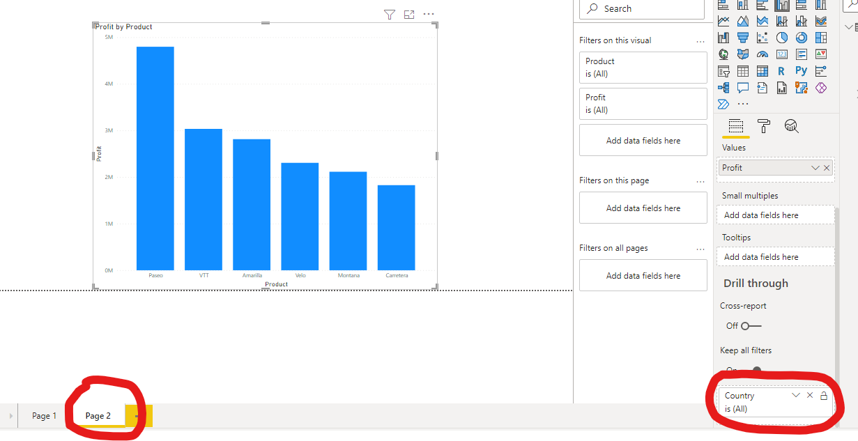 Solved: Drill through context based on button text - Microsoft Fabric ...