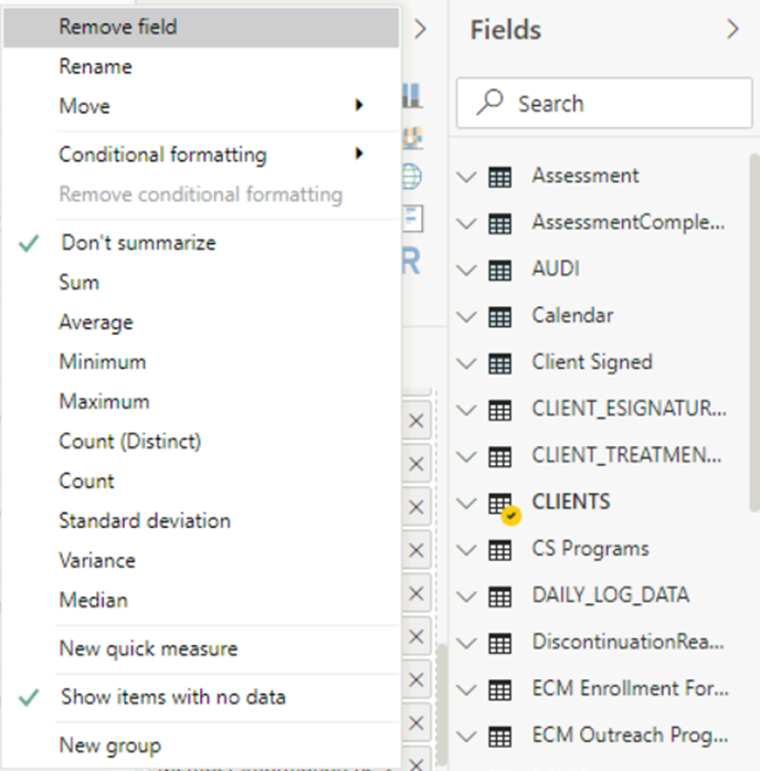 Rows in Data Table not showing on Report Dashboard... - Microsoft ...