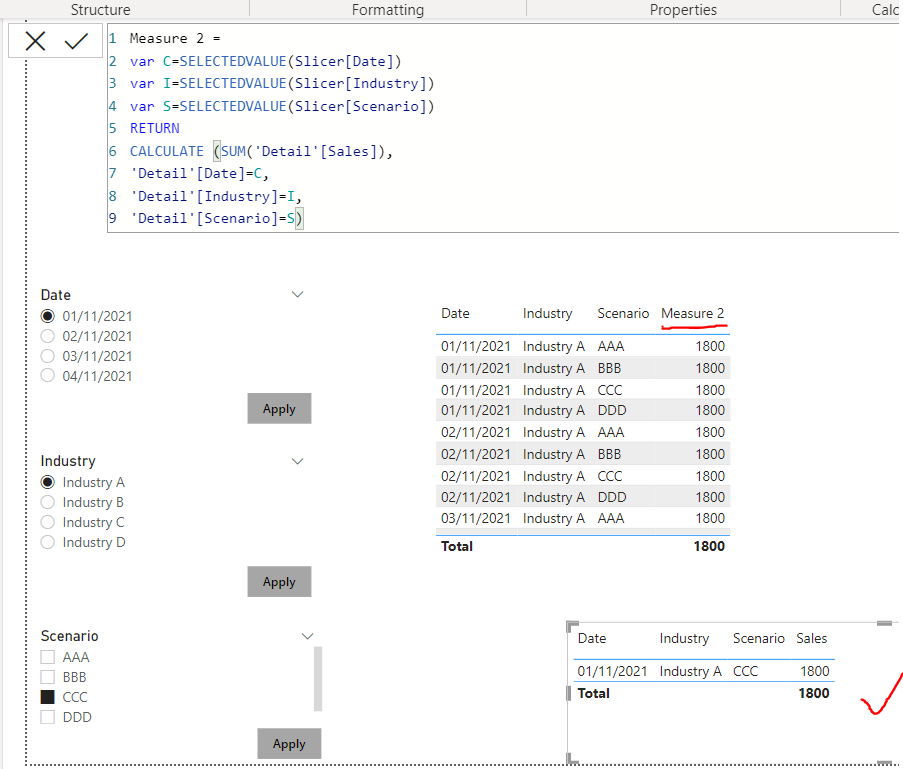Solved: How to filter table base on another table Slicer v ...