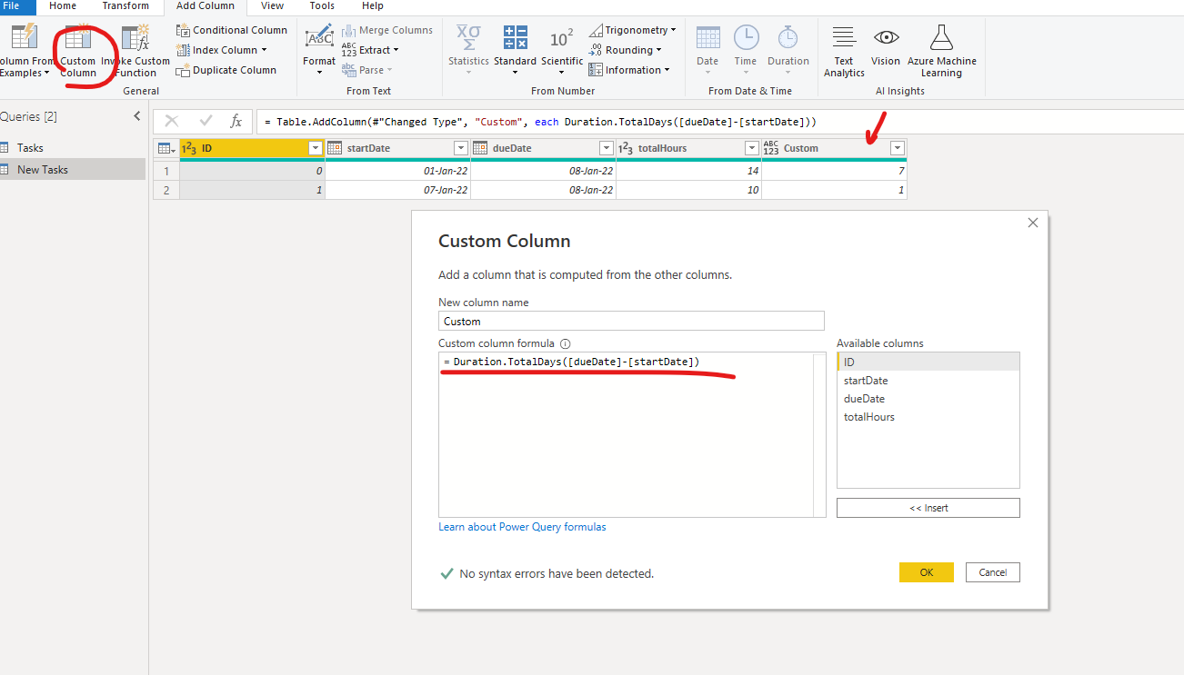 Solved: Get individual dates from start and end dates - Microsoft ...