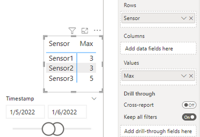 Matrix Visual to show max values for each column i... - Microsoft ...