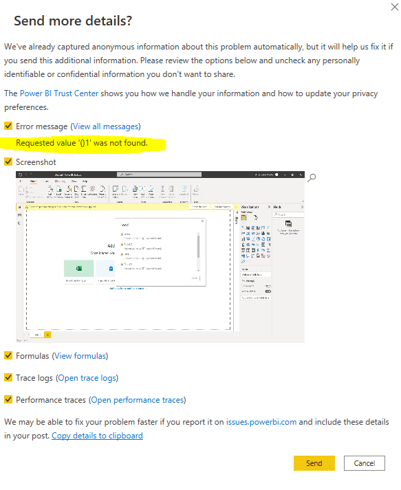 Data Transformation not loading - Requested Value ... - Microsoft ...