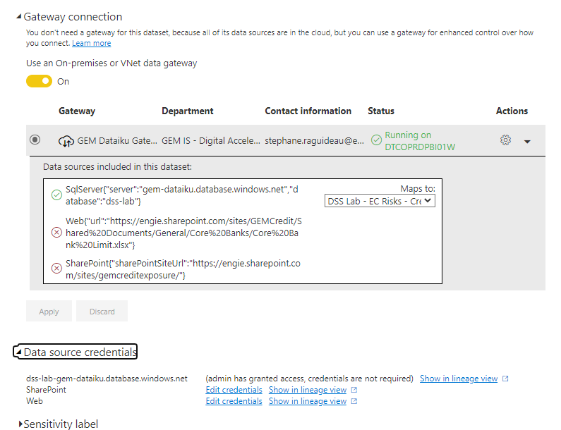 Solved: Power BI scheduled refresh - error msg ... but the ...