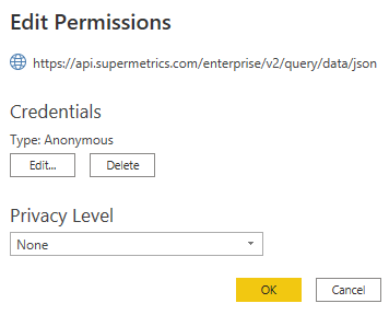 Data source and scheduled refresh error: at least ... - Microsoft ...