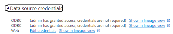 Data source and scheduled refresh error: at least ... - Microsoft ...