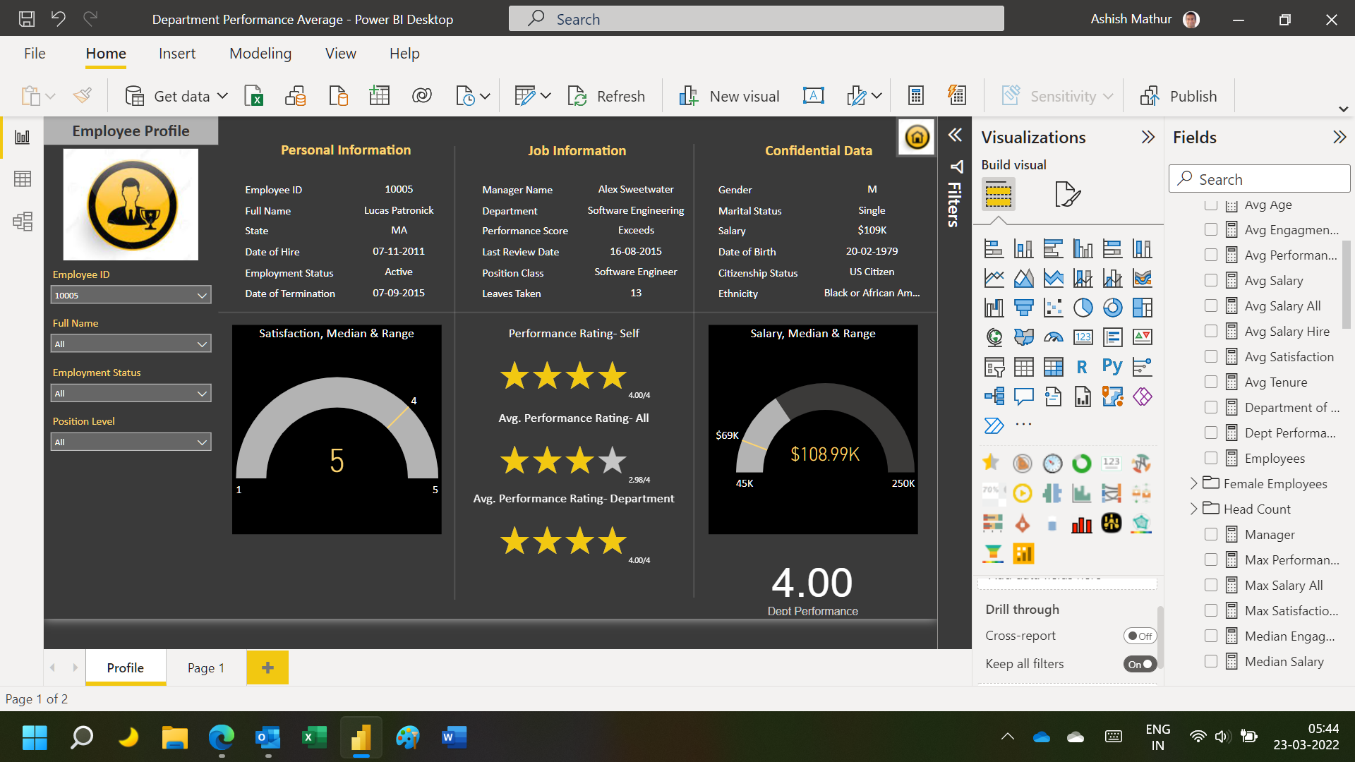 Solved: How to Calculate Average While Keeping One Filter - Microsoft ...