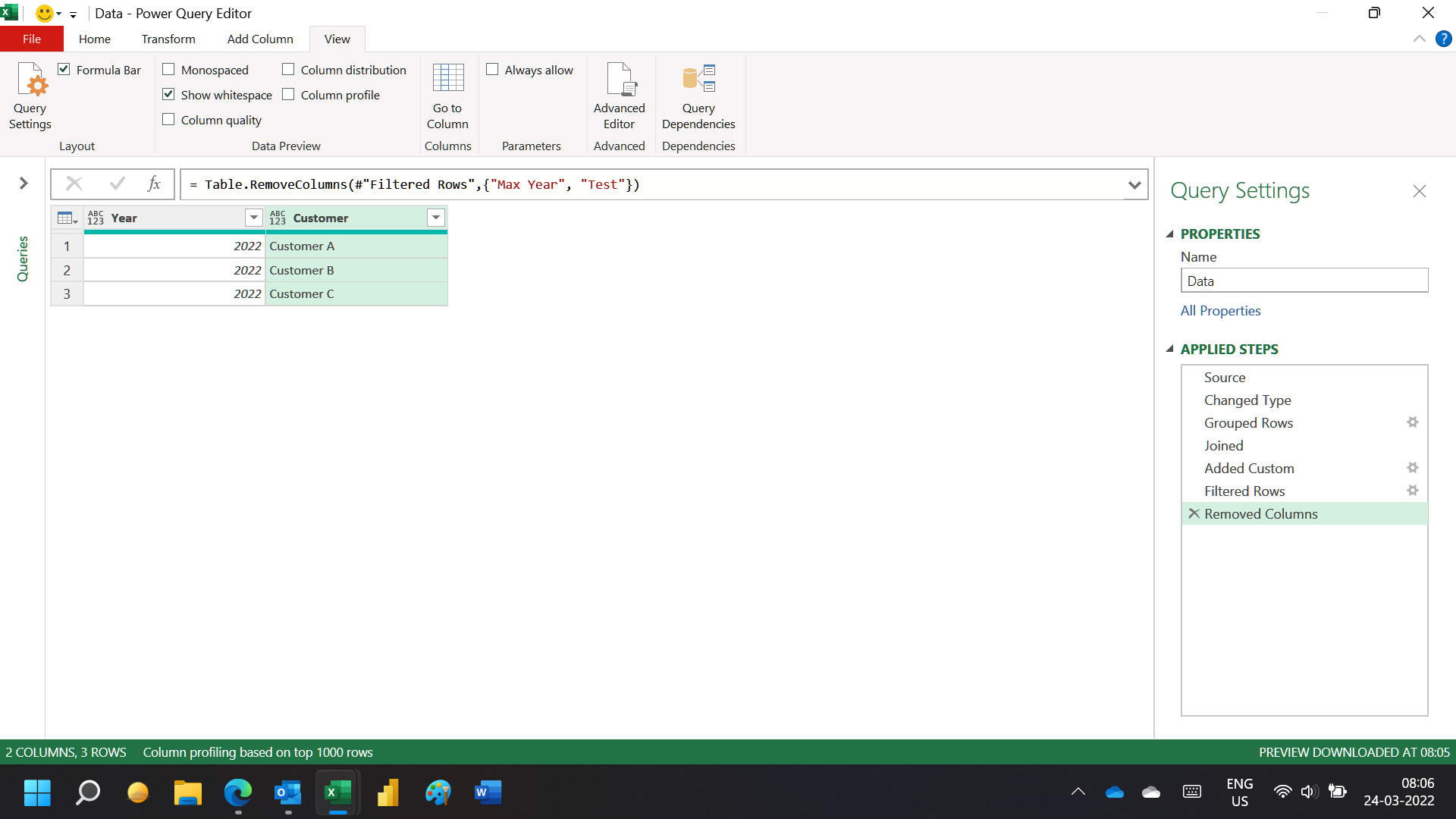 Solved: Delete rows in M Query Based on Max Year - Microsoft Fabric ...
