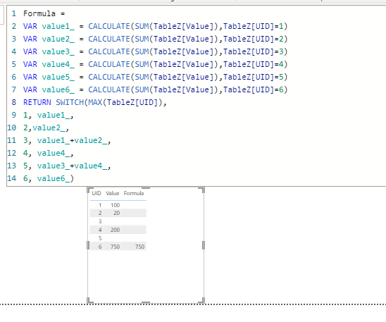Add cell value of multiple rows in same column - Microsoft Fabric Community