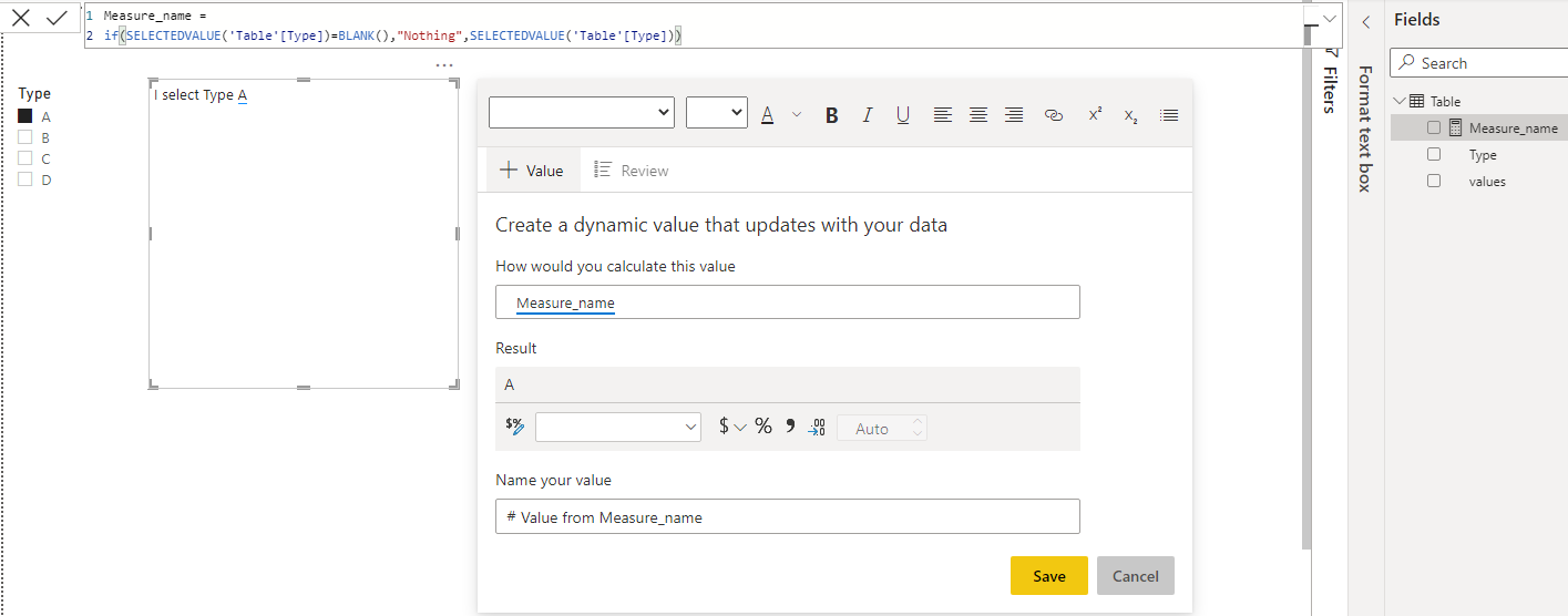 Solved: How do I apply a slicer to a text visual - Microsoft Fabric ...