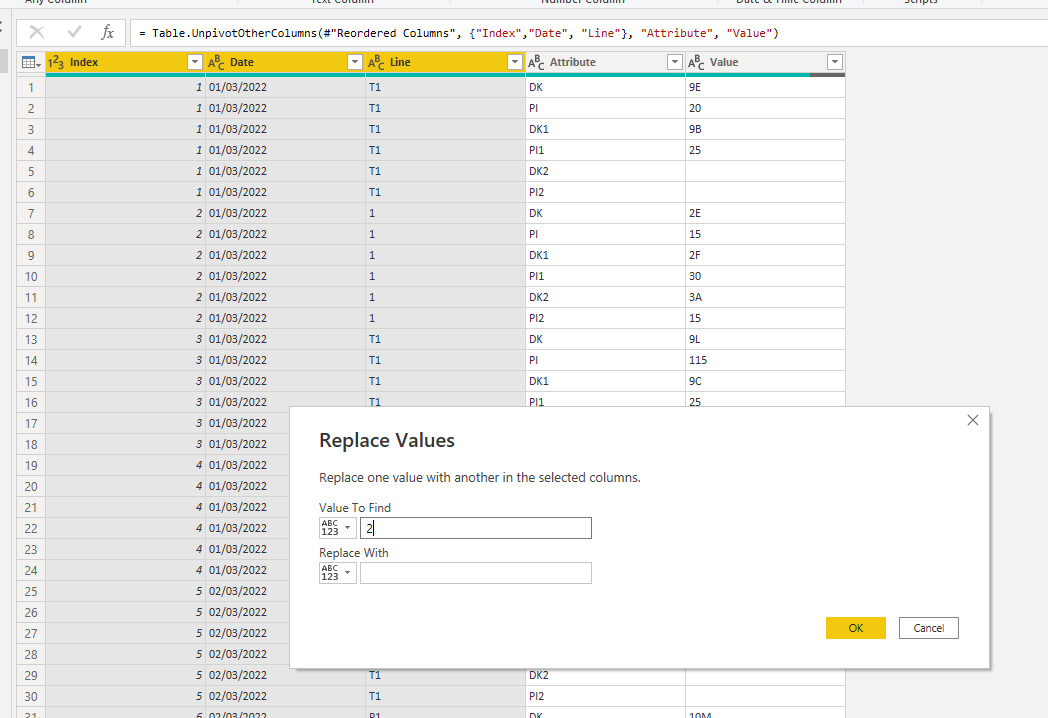 Solved: Reshaping Dataset with Power Query - Microsoft Fabric Community