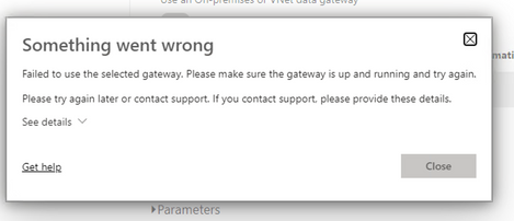 Solved: No Gateway selected