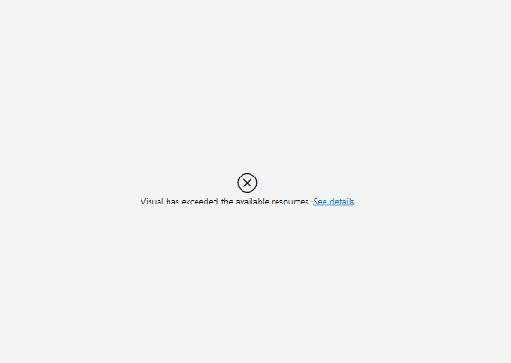 how to resolve data exceed error in service - Microsoft Fabric Community