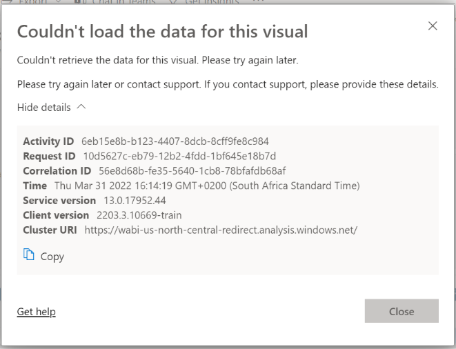 Users unable to see DirectQuery data from composit... Microsoft