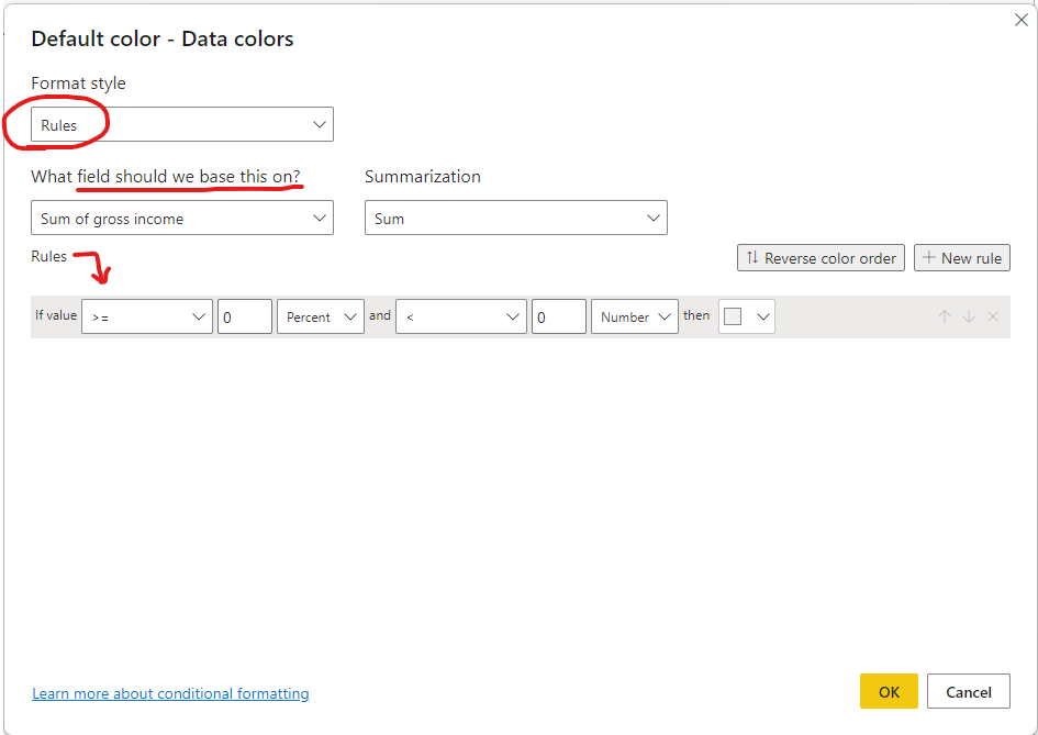 Solved: scatter chart conditional color code - Microsoft Fabric Community