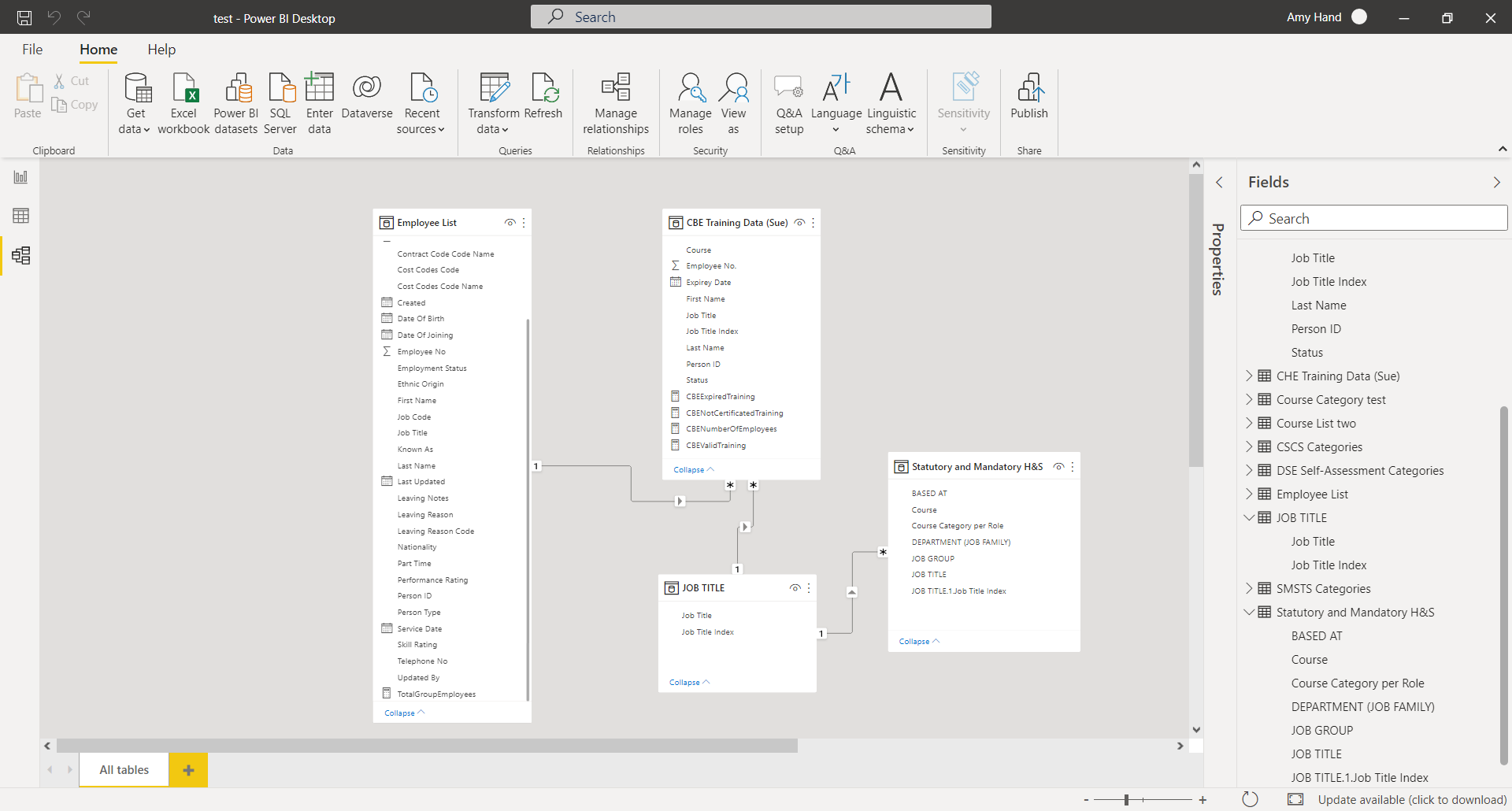 Managing Relationships - Microsoft Fabric Community