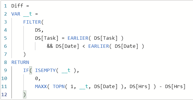 Solved: Difference between two values in same column - Microsoft Fabric ...