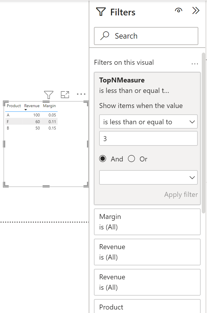 Solved: Filter on > then Value - Microsoft Fabric Community