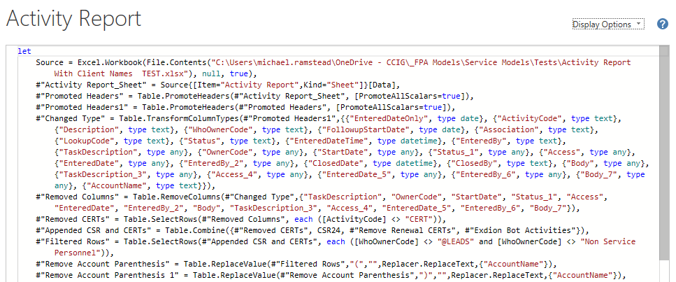 Solved: M Code Load Issue with a Duplicated Query - Microsoft Fabric ...