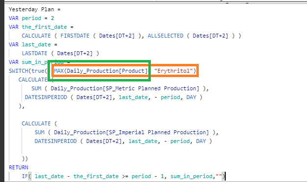 Solved: Return Error on measure - Microsoft Fabric Community
