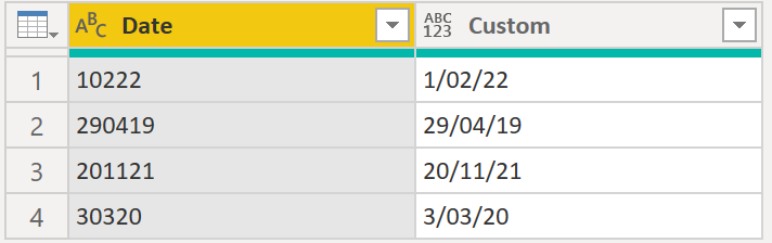 Solved: Convert table from number to date - Microsoft Fabric Community