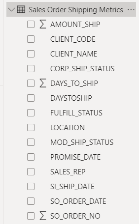 Solved: Field List Order (Columns) - Microsoft Fabric Community