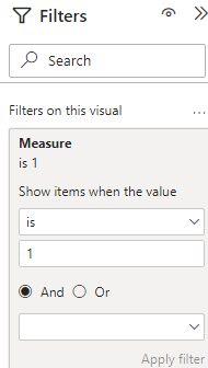 Solved: Filter and table not showing the same information - Microsoft ...