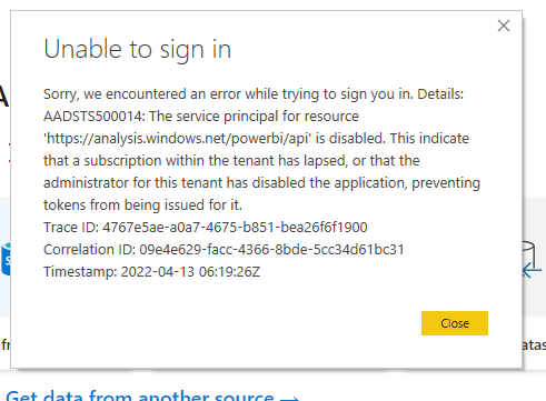 Unable to Login using Power BI desktop. - Microsoft Fabric Community