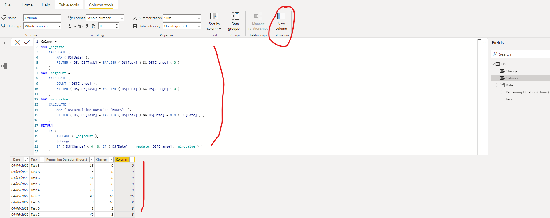 Solved: Calculating Duration Change - Microsoft Fabric Community