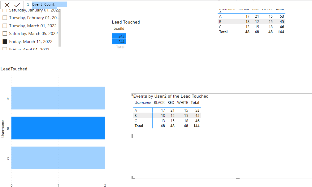 Solved: Filter a Table by the values returned by another t ...