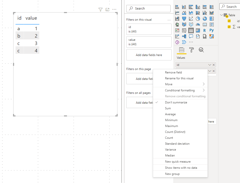 Solved: Row disappears when no date column - Microsoft Fabric Community